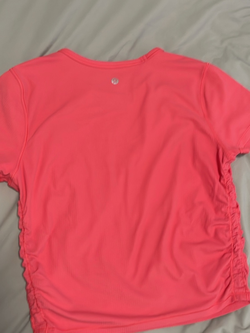 lululemon athletica Bright Coral Short Sleeve Tee - Picture 5 of 5